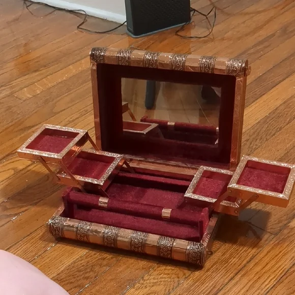 Copper Jewelry Box - Picture 2 of 3